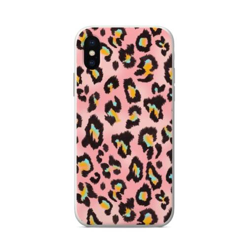 силиконов кейс pink leopard