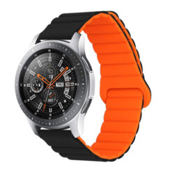 black-orange-magnet-strap