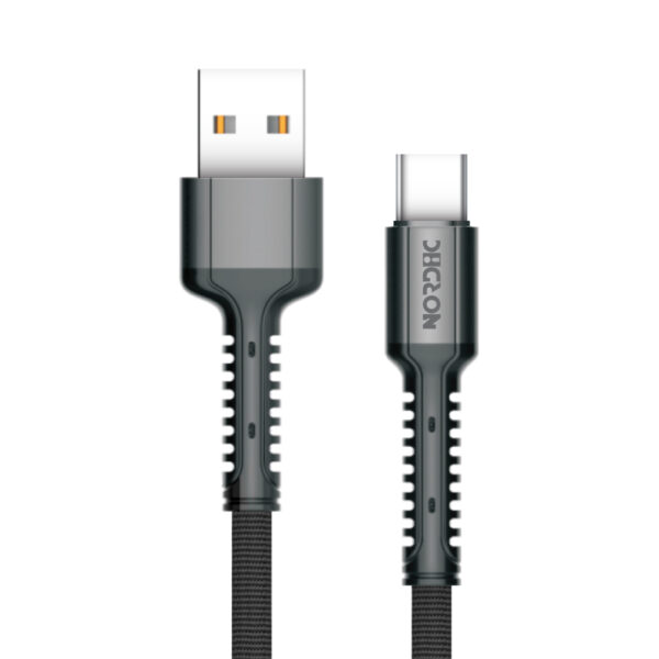 Кабел NORDIC 40W, USB - Type-C, 2 метра