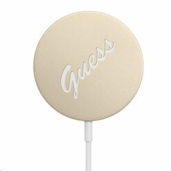 Безжично зарядно GUESS GUCBMSVSLG MagSafe, 15W, Qi технология