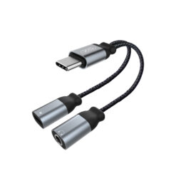 Преходник XO - NB-R160B от Type-C към USB-C + 3.5mm