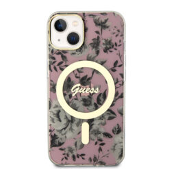 Калъф GUESS Flowers IML MagSafe GUHMN61HCFWSP за Apple iPhone 11