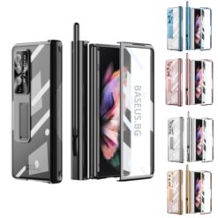 Калъф FW Full Body със стойка + писалка S-Pen за Samsung Galaxy Z Fold 4 - 360-градусова протекция