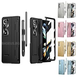 Калъф FW Full Body със стойка + писалка S-Pen за Samsung Galaxy Z Fold 4 - 360-градусова протекция - Full Color