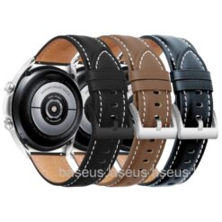 Кожена каишка за смарт часовник Huawei Watch GT 46мм - Leather Premium Strap