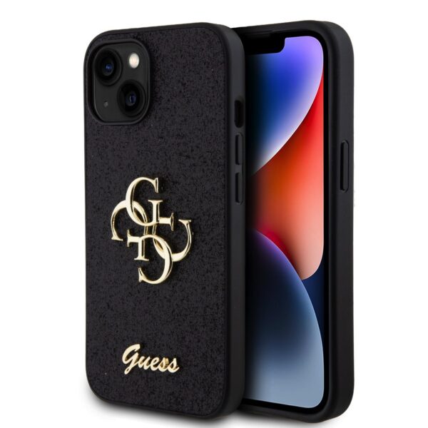 Калъф Guess Fixed Glitter GUHCP15LHG4SGK за Apple iPhone 15 Pro