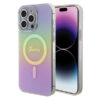 Калъф Guess Iridescent Script MagSafe GUHMP15XHITSP за Apple iPhone 15 Pro Max