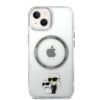 Калъф Karl Lagerfeld - IML Karl and Choupette NFT MagSafe KLHMP15SHNKCIT за Apple iPhone 15