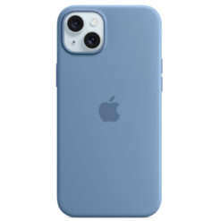 Калъф Silicone MagSafe за Apple iPhone 15 Plus - Winter Blue