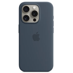 Калъф Silicone MagSafe за Apple iPhone 15 Pro Max - Storm Blue