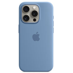 Калъф Silicone MagSafe за Apple iPhone 15 Pro Max - Winter Blue