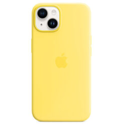 Калъф Silicone MagSafe за Apple iPhone 14 - Canary Yellow