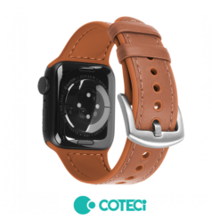 Силиконова каишка за смарт часовник Apple iWatch Series 3 42мм - Leather + Silicone Strap W51