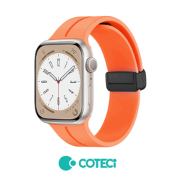 Магнитна силиконова каишка за смарт часовник Apple iWatch Series 3 42мм - Magnetic Bracket Silicone Strap W108