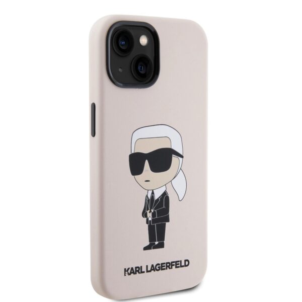 Kalaf Karl Lagerfeld Liquid Silicone Ikonik Klhcp15ssnikbcp Za Apple Iphone 15 11