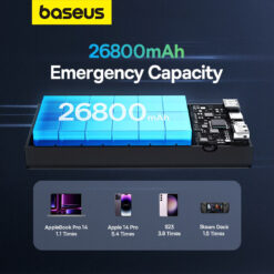 Vanshna Bateriya Baseus 26 800 Mah 65w Adaman Ambilight Digital Display P10022402113 00 17