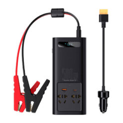 Invertor Za Kola 12v 24v Baseus 500w 2ac Usb A Usb C Cgnb000101