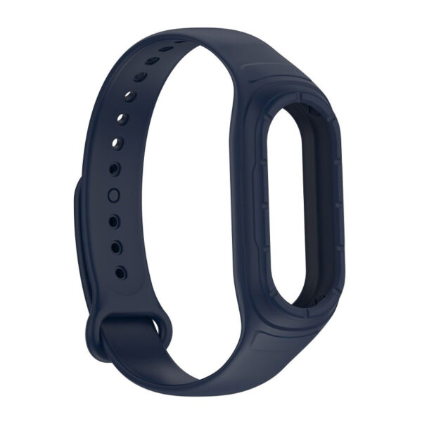 Silikonova Kaishka S Vgraden Keis Za Fitnes Grivna Xiaomi Mi Band 8 Silicon Strap 37