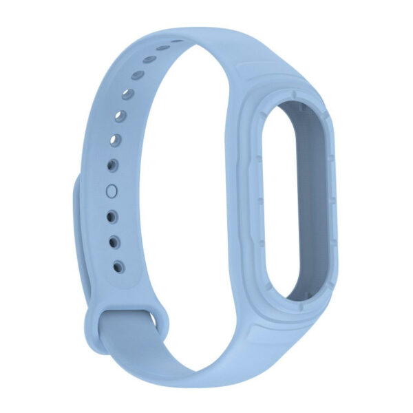 Silikonova Kaishka S Vgraden Keis Za Fitnes Grivna Xiaomi Mi Band 8 Silicon Strap 45