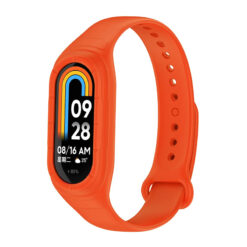Silikonova Kaishka S Vgraden Keis Za Fitnes Grivna Xiaomi Mi Band 8 Silicon Strap 55