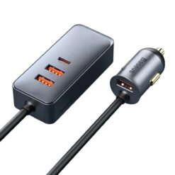 Zaryadno Za Avtomobil 12v Baseus 120w Share Together Pps Multi Port Ccbt A0g 2xusb A 2xusb C 4