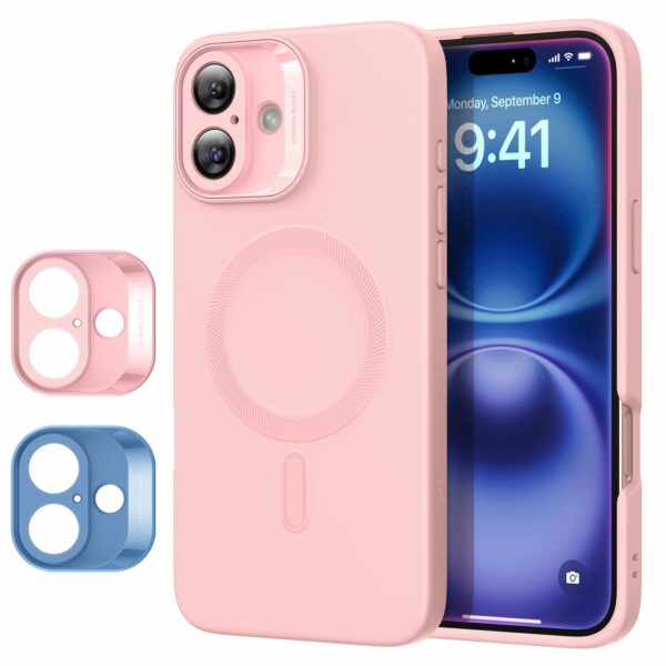 Baseusbg Esr Case Cloud Soft Camera Grid Ip16 Pink 1