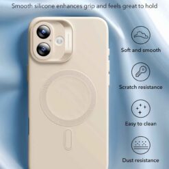 Baseusbg Esr Case Cloud Soft Camera Grid Ip16pro 4