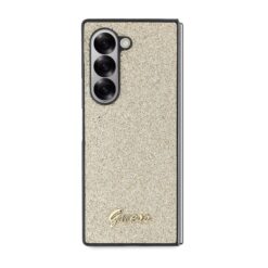 Kalaf Guess Guhczfd6hggshd Pc Tpu Glitter Flakes Metal Logo Gold Za Samsung Galaxy Z Fold 6 7