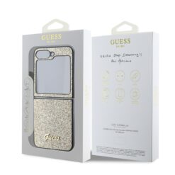 Kalaf Guess Pc Tpu Glitter Flakes Metal Logo Gold Guhczf6hggshd Za Samsung Galaxy Z Flip 6 13