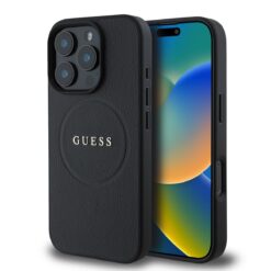 Kalaf Guess Pu Grained Classic Logo Magsafe Black Guhmp16xpghsmmk Za Apple Iphone 16 Pro Max 7