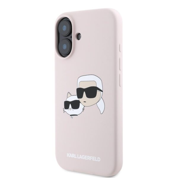 Kalaf Karl Lagerfeld Liquid Silicone Double Heads Magsafe Klhmp16sskchpplp Za Apple Iphone 16 8