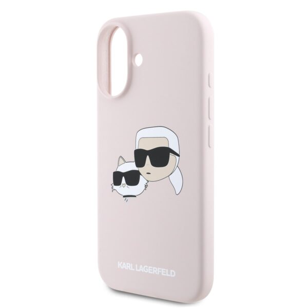 Kalaf Karl Lagerfeld Liquid Silicone Double Heads Magsafe Klhmp16sskchpplp Za Apple Iphone 16 9