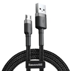 Baseusbg Baseus Cafule Micro Usb Cable 2 4a 1m Gray Black 14471 1