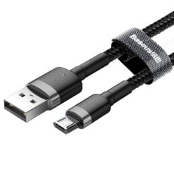 Baseusbg Baseus Cafule Micro Usb Cable 2 4a 1m Gray Black 14471 8