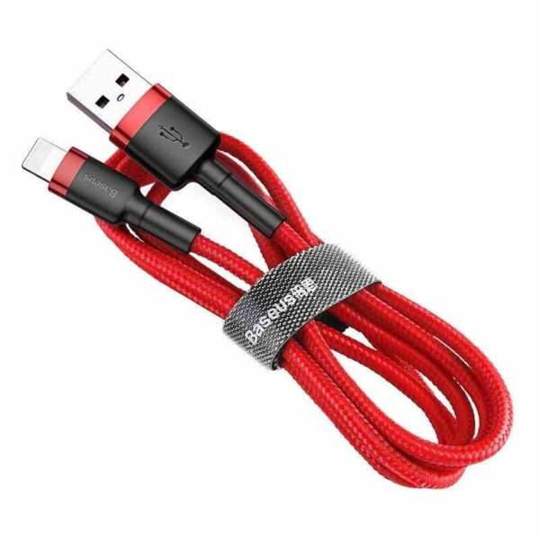 Baseusbg Baseus Cafule Usb Lightning Cable 2 4a 0 5m Calklf A09 Red 4