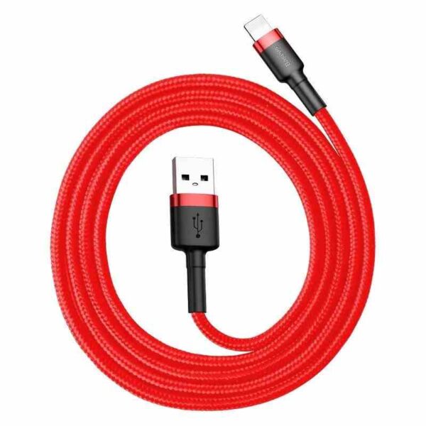 Baseusbg Baseus Cafule Usb Lightning Cable 2 4a 0 5m Calklf A09 Red