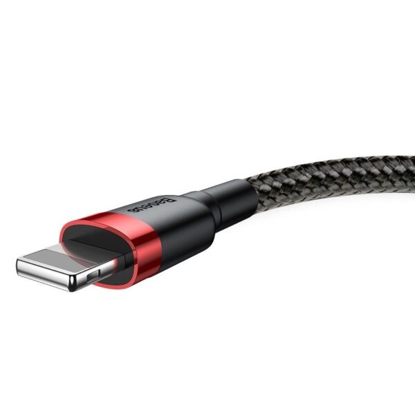 Baseusbg Baseus Cafule Usb Lightning Cable 2 4a 1m Red Black Calklf B19 4