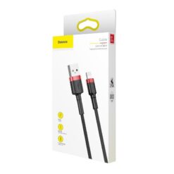 Baseusbg Baseus Cafule Usb Lightning Cable 2 4a 1m Red Black Calklf B19 9