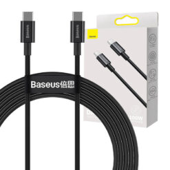 Baseusbg Baseus Superior Series Cable Usb C To Usb C 100w 1m Black Catys B01