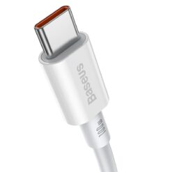 Baseusbg Baseus Superior Series Cable Usb C To Usb C 100w 1m White Catys B02 3