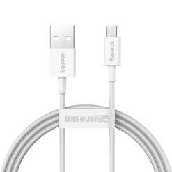 Baseusbg Baseus Superior Series Cable Usb To Micro Usb 2a 1m White Camys 02 2