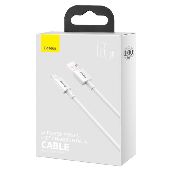 Baseusbg Baseus Superior Series Cable Usb To Usb C 66w 1m White Catys 02 11