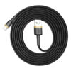 Baseusbg Kabel Baseus Cafule Calklf Cv1 200sm Black Gold