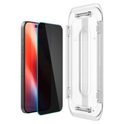 Komplekt 2 Br Staklen Protektor Spigen Privacy Za Apple Iphone 16 Pro Easy Fit 9