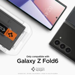 Komplekt Staklen Protektor 2 Br Spigen Za Samsung Galaxy Z Fold 6 Easy Fit 23