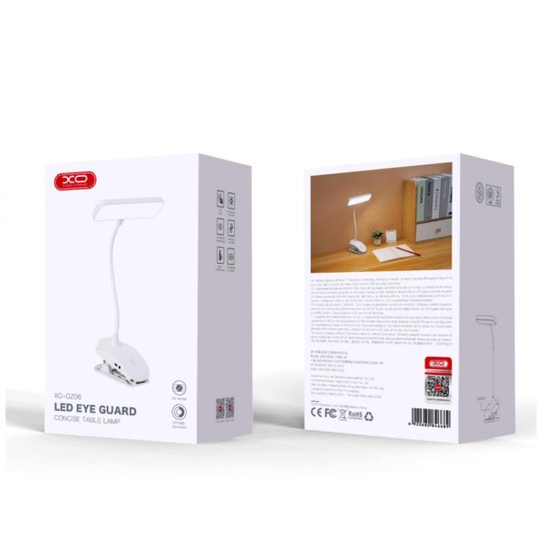 Lampa S Shtipka Za Zakhvashtane Rechargable Led Eye Xo Oz06 800mah 9