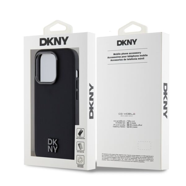 Baseusbg Dkny Pu Leather Stack Logo Magsafe Case For Iphone 14 Pro Black Ie12857224 6