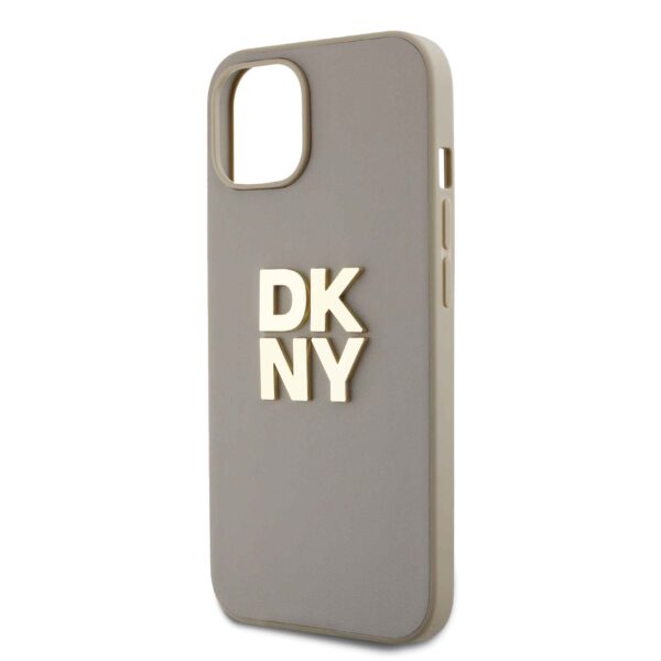 Baseusbg Dkny Pu Leather Stack Logo Wrist Strap Case For Iphone 14 Beige Ie12889184 3