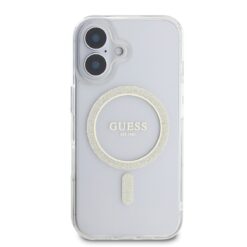 Baseusbg Guess Iml Glitter Ring Magsafe Zadni Kryt Pro Iphone 16 Transparent Ie13283038 2