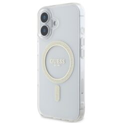 Baseusbg Guess Iml Glitter Ring Magsafe Zadni Kryt Pro Iphone 16 Transparent Ie13283038 3